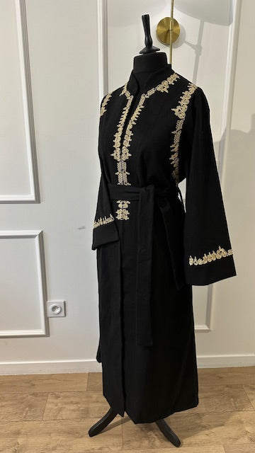 Manteau en Cachemire fil d'or