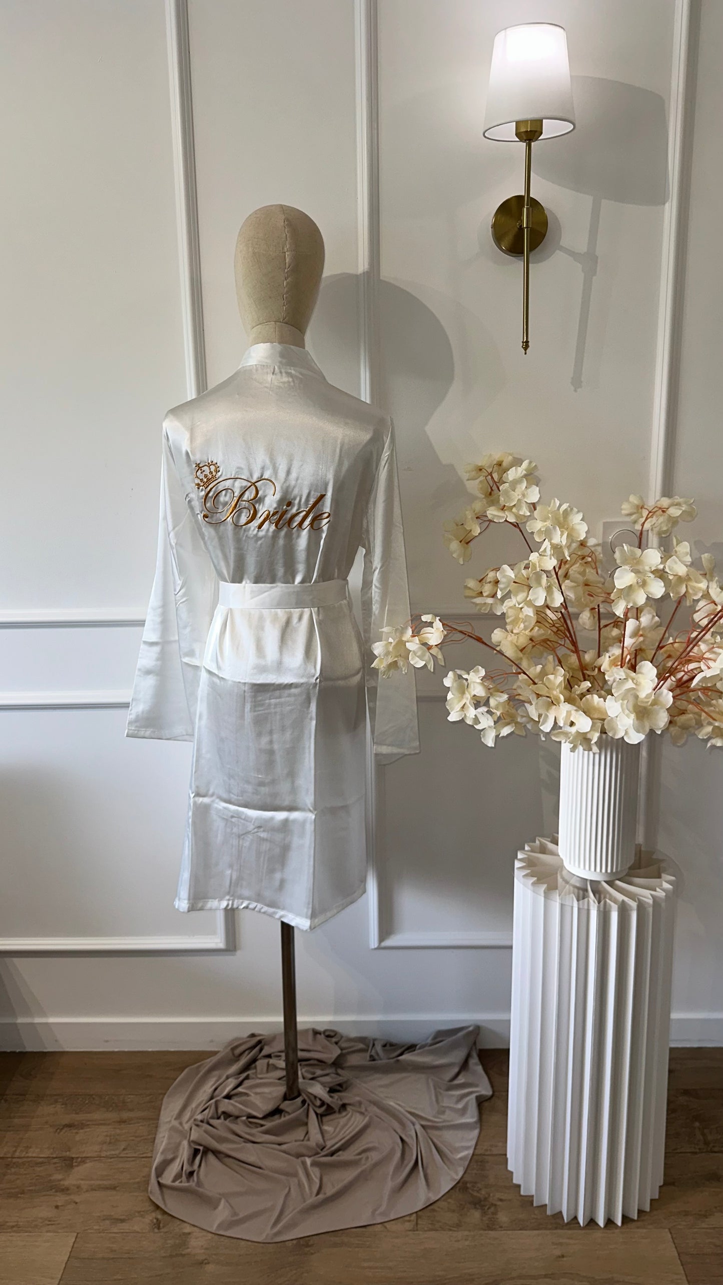 Peignoir Bride gold