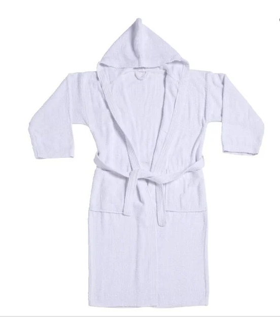 Peignoir de bain blanc mixte à personnaliser