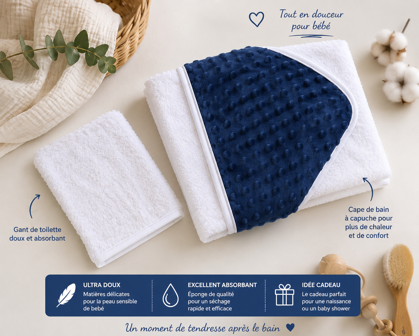 Cape de bain personnalisé MANIRA Boutique