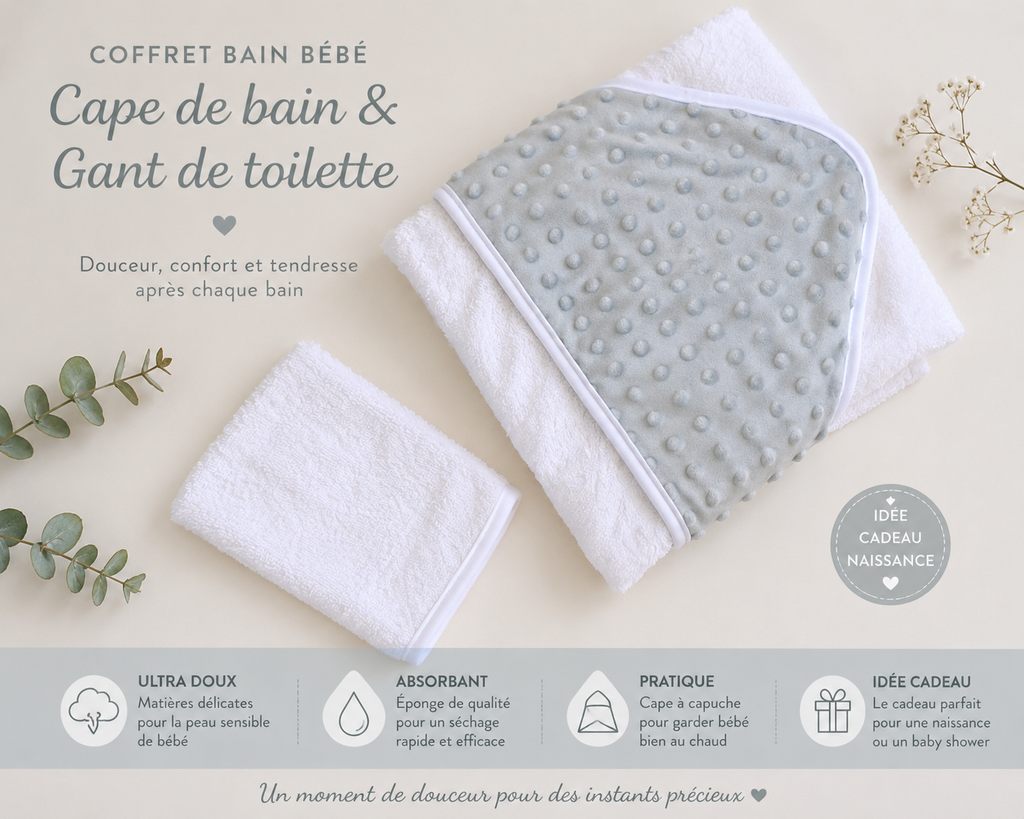 Cape de bain personnalisé MANIRA Boutique
