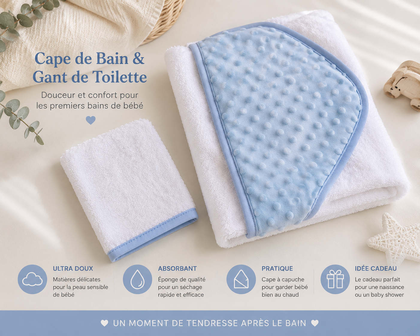 Cape de bain personnalisé MANIRA Boutique