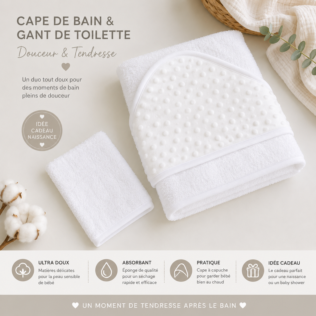 Cape de bain personnalisé MANIRA Boutique
