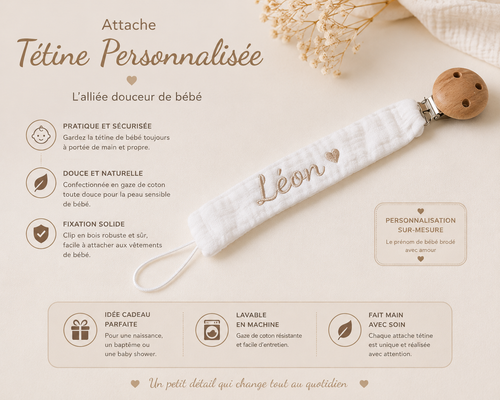 Attache tetine MANIRA Boutique