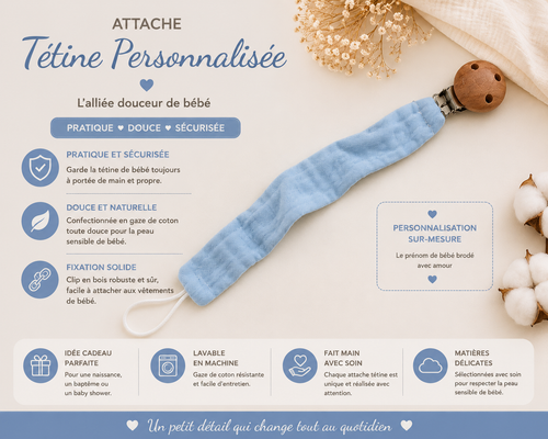 Attache tetine MANIRA Boutique