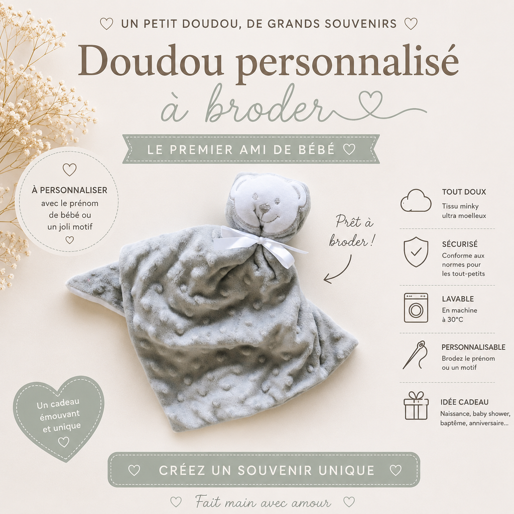Doudou  personnalisé MANIRA Boutique