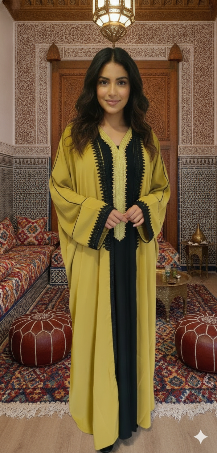 Caftan Kimono crepe MANIRA boutique