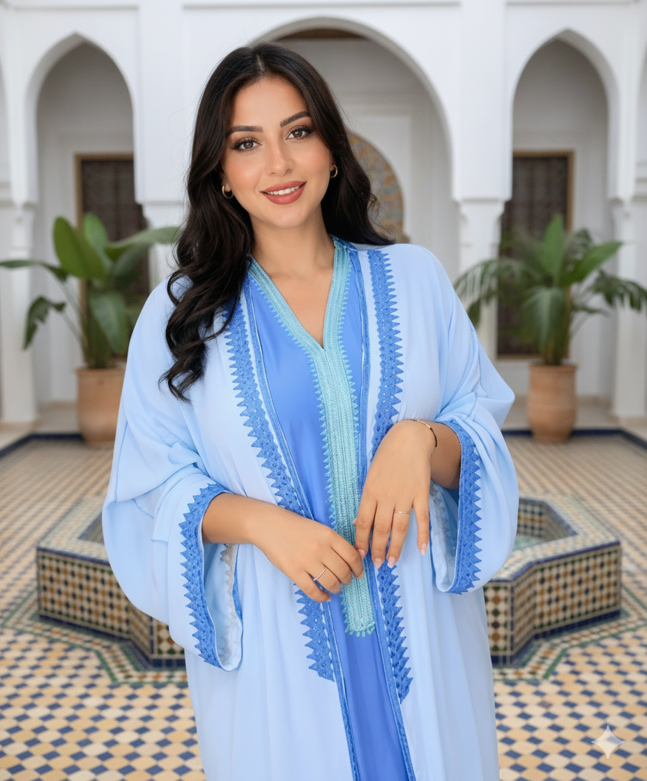 Caftan Kimono crepe MANIRA boutique