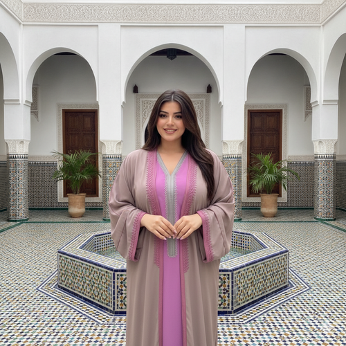 Caftan Kimono crepe MANIRA boutique