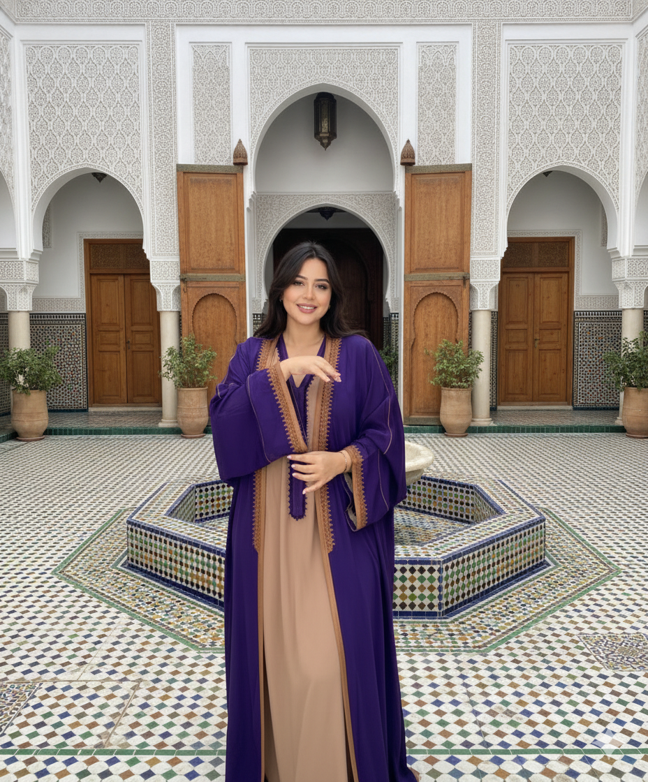 Caftan Kimono crepe MANIRA boutique