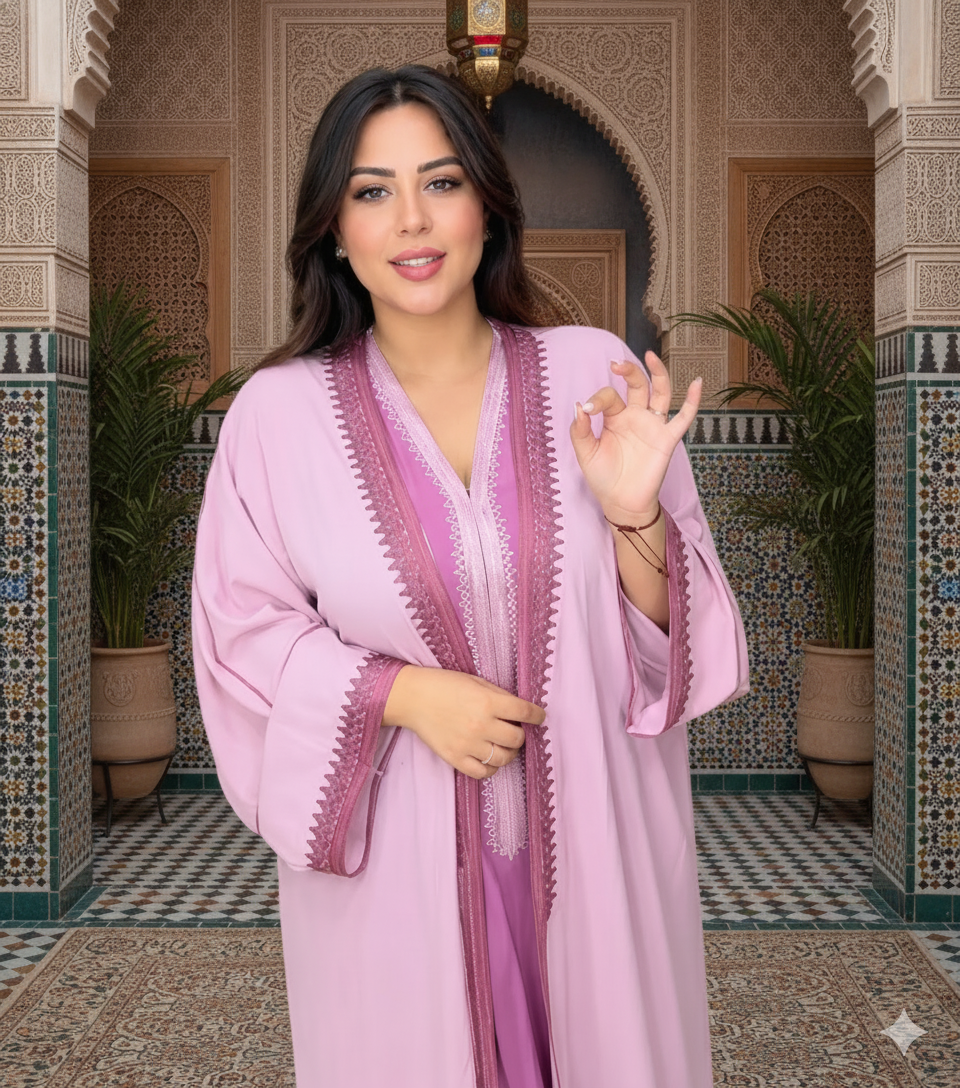 Caftan Kimono crepe MANIRA boutique
