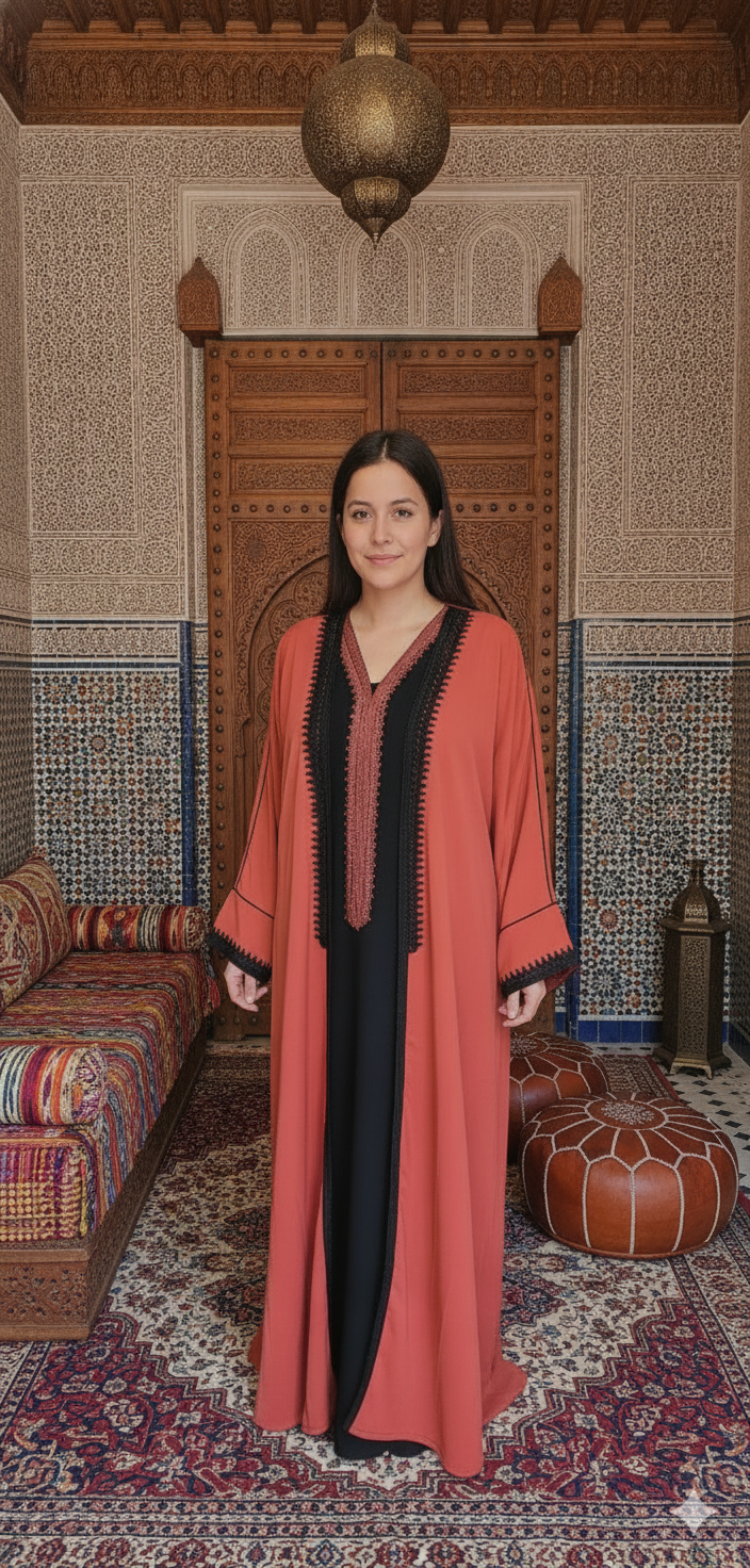 Caftan Kimono crepe MANIRA boutique