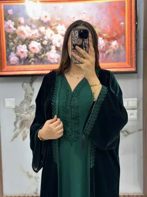 Caftan Kimono velours MANIRA Boutique