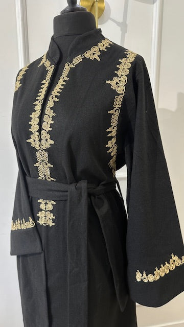 Manteau en Cachemire fil d'or